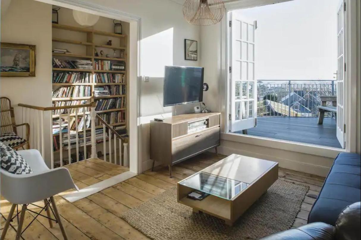 Falmouth Townhouse With Panoramic Sea View Terrace Экстерьер фото